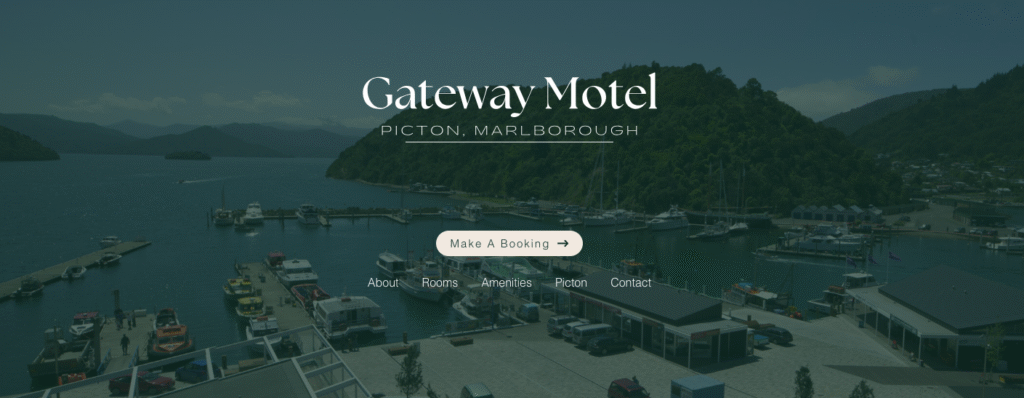 Motel website design